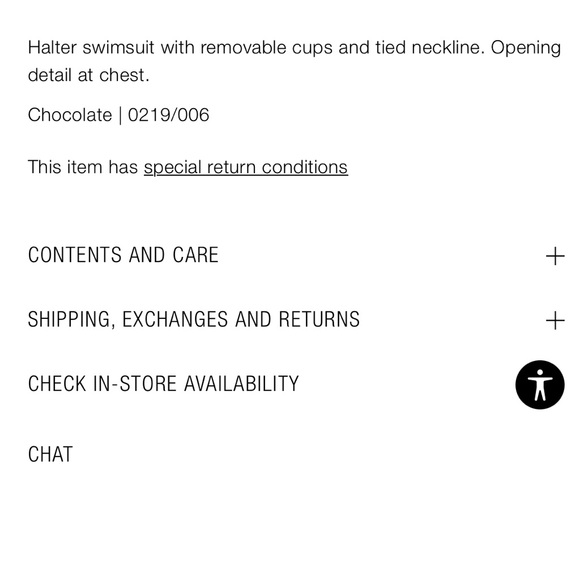 Brown halter swimsuit one piece - Picture 4 of 10